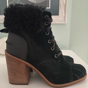 Black suede ugg boots